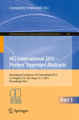 Read: HCI Book International 2015 - Posters’ Extended Abstracts
