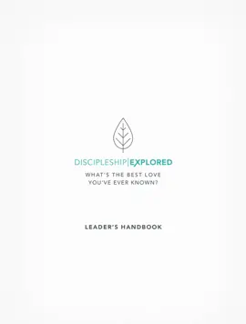 Read: Discipleship Explored Book Leader's Handbook