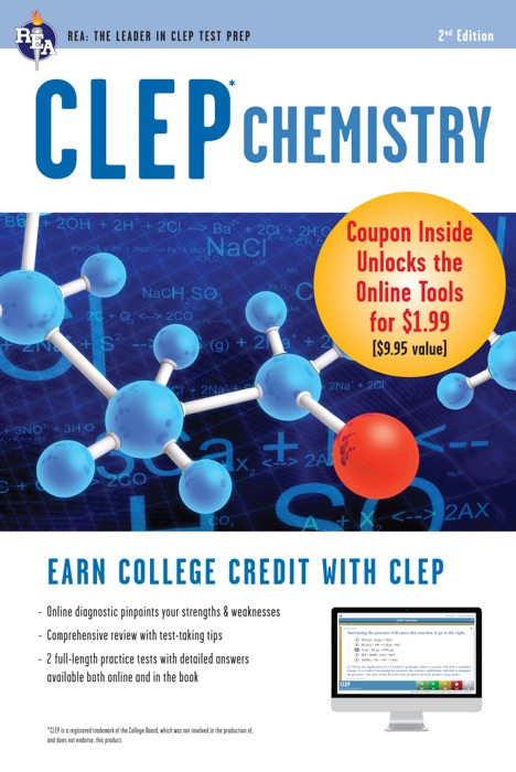 CLEP Chemistry Book + Online