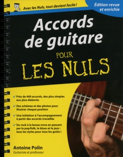 Accords de guitare pour les nuls, édition augmentée - Antoine Polin