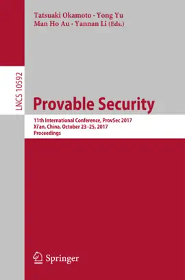 Read: Book Provable Security