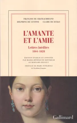 Read: Book L'amante et l'amie. Lettres inédites 1804-1828