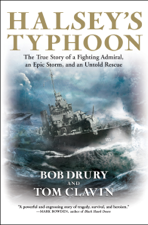 Halsey's Typhoon - Bob Drury &amp; Tom Clavin Cover Art