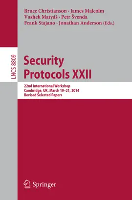 Read: Security Protocols XXII Book