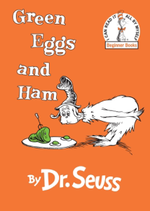 Green Eggs and Ham - Dr. Seuss Cover Art