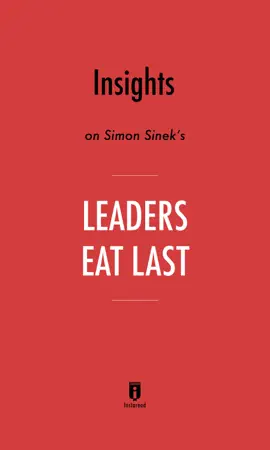 Insights on Simon Sinek’s Leaders Eat Last by Instaread