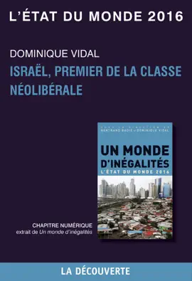 Read: Chapitre L'état du monde 2016 - Israël, premier dela classe Book néolibérale