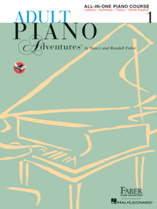 Adult Piano Adventures All-in-One Lesson Book 1 Book Cover