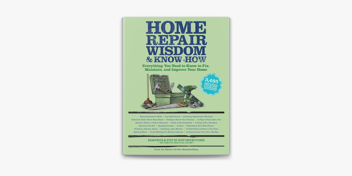 Home Repair Wisdom & Know-How on Apple Books