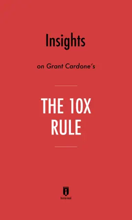 Insights on Grant Cardone's The 10X Rule by Instaread