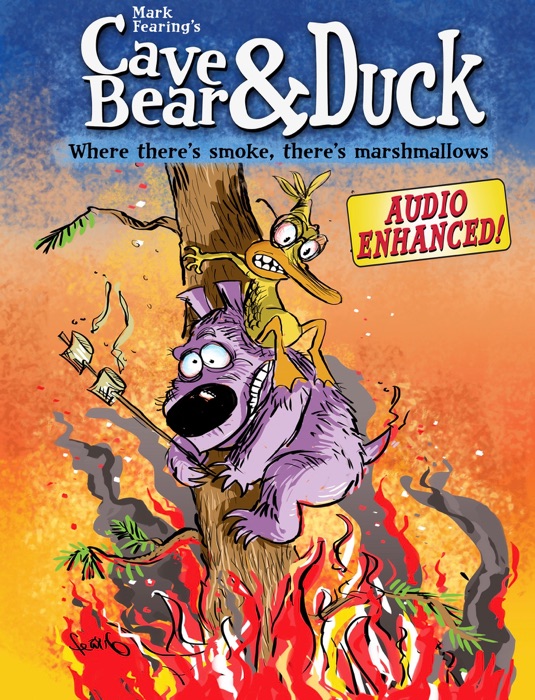 Cave Bear and Duck, Where there's smoke, there's marshmallows