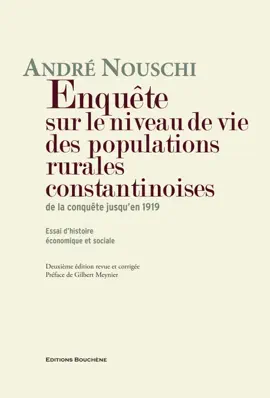 Read: Enquête sur le niveau de vie des populations Book rurales constantinoises de la conquête jusqu'en 1919
