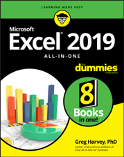 Excel 2019 All-in-One For Dummies - Greg Harvey Cover Art