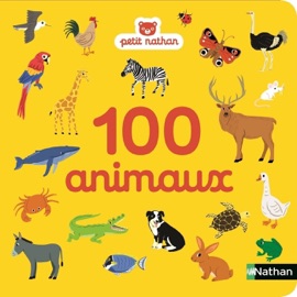 100 animaux - imagier - dès 10 mois - Marion Piffaretti