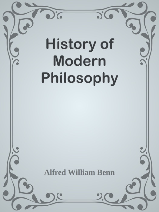 History of Modern Philosophy