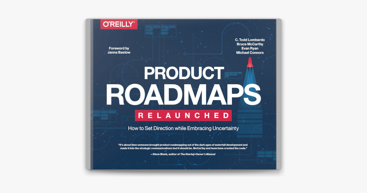 Product Roadmaps Relaunched on Apple Books