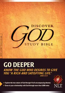 The Discover God Study Bible NLT