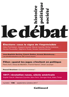 Read: Le Débat N° 196 Book (septembre - octobre 2017)