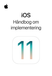 Book cover for iOS – Håndbog om implementering by Apple Inc.