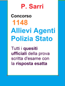 Quesiti ufficiali Concorso 1148 agenti Polizia - P. Sarri