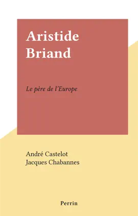 Read: Aristide Briand Book