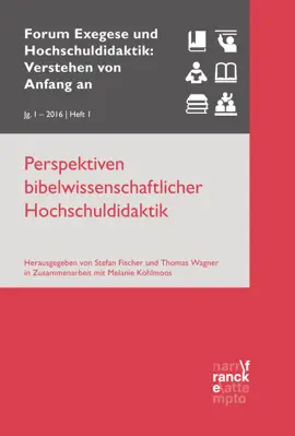 Read: Perspektiven Book bibelwissenschaftlicher Hochschuldidaktik