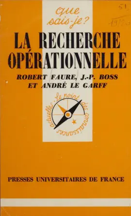 Read: Book La Recherche opérationnelle