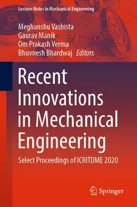 Read: Recent Book Innovations in Mechanical Engineering