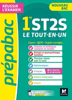 Prépabac 1re ST2S - Toutes les matières - Cours et entraînement au contrôle continu 2026 by Thomas Brunet, Valérie Goll, Annie Goulvent, Frédérique Le Graverend, Stéphane Leteuré, Walter Vassiaux, Bernard Verlant & Yannick Zemb-Breistroffer