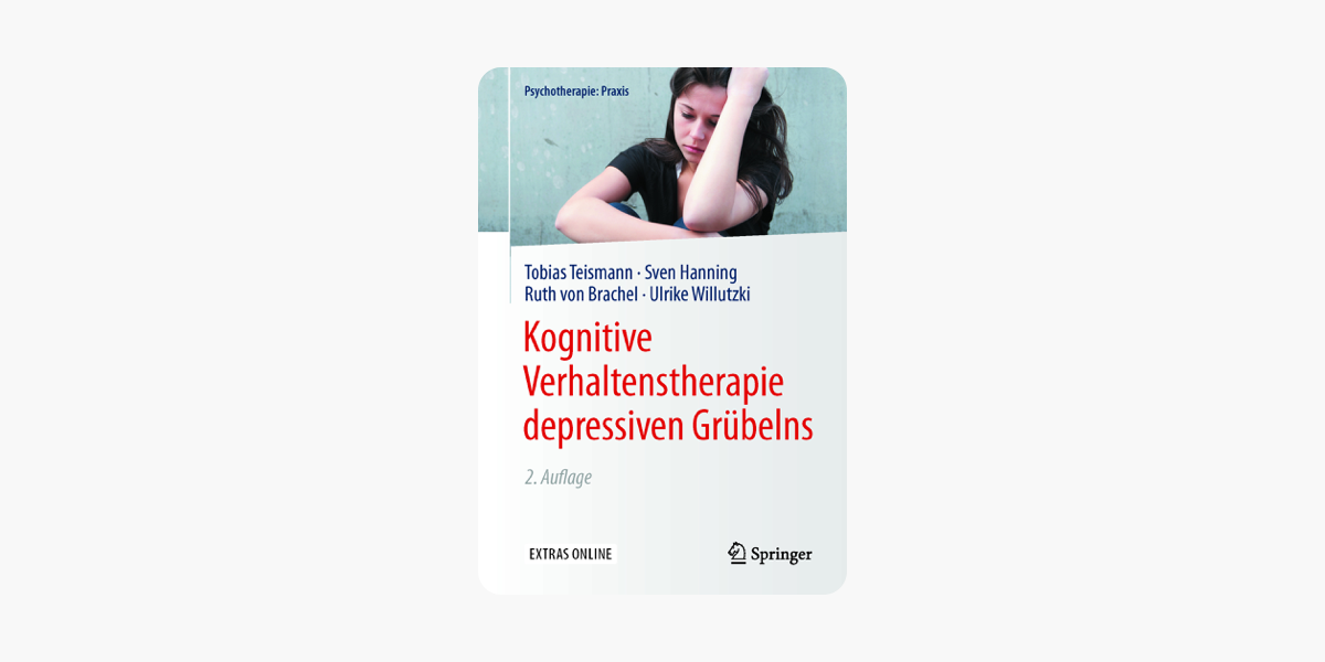 Kognitive Verhaltenstherapie Depressiven Grübelns - 