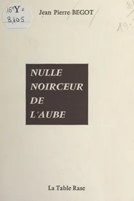Read: Nulle noirceur de Book l'aube