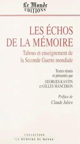 Read: Les Échos Book de la mémoire : Tabous et enseignements de la Seconde Guerre mondiale