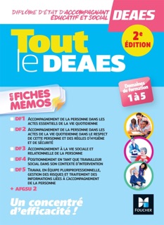 Tout le DEAES en fiches mémos - Nouveau programme by Kamel Abbadi, Marlène Gratiot, Soraya Korkzine, Vanessa Montagnac, Sonia Billotte, Patrice Bourgeois, Sophie Bustin, Carine Carrere, Peter Crevant, Julien Derras, Bruno Frot, Marie-Pierre Payet, Jocelyn Garnier, Mélanie d' Hervé, Yamina Kerrou, Eric Tisserand, Charlotte Slowick, Agnès Voron, Priscilla Benchimol, Lisa Besson, Sylvie Corvoisier-Tourneur, Sébastien Derue & Florence Didot