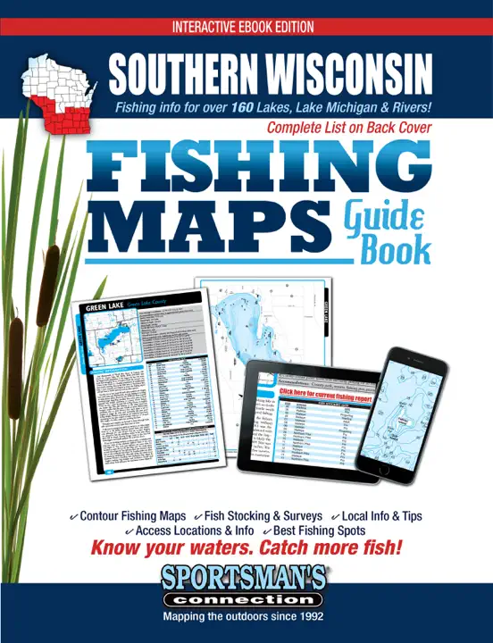 Southern Wisconsin Fishing Maps Guide Book
