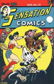 Sensation Comics (1942-) #32 by William Moulton Marston, Evelyn Gaines, Harry G. Peter, Howard Purcell, Frank Harry, Stan Aschmeier & Joe Gallagher
