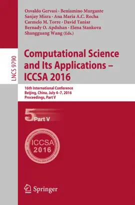 Read: Computational Science and Its Book Applications – ICCSA 2016