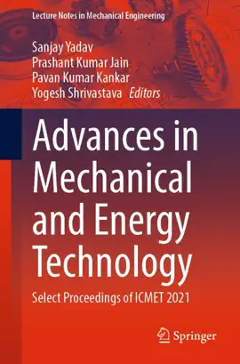 Read: Advances in Mechanical and Book Energy Technology