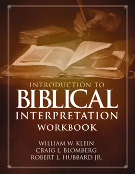 Read: Introduction to Biblical Interpretation Workbook Book