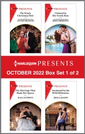 Harlequin Presents October 2022 - Box Set 1 of 2 - Lynne Graham, Kim Lawrence, Kali Anthony & Bella Mason