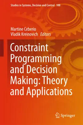 Read: Constraint Programming and Decision Making: Theory and Book Applications