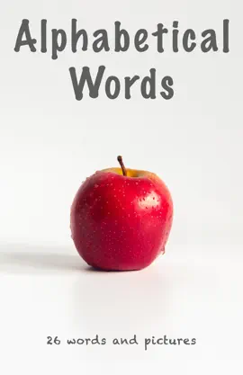 Read: Alphabetical Book Words