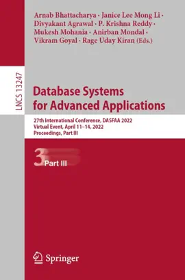Read: Book Database Systems for Advanced Applications