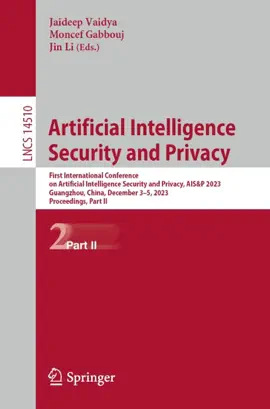 Read: Artificial Intelligence Security and Privacy Book