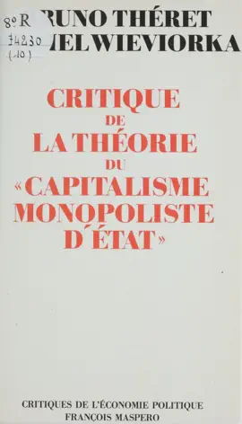 Read: Critique de la Book théorie du «Capitalisme monopoliste d'État»