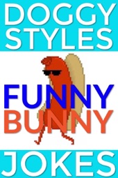 Book cover for Doggy Styles Funny Bunny Jokes by Doggy Styles