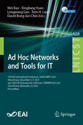 Read: Ad Book Hoc Networks and Tools for IT