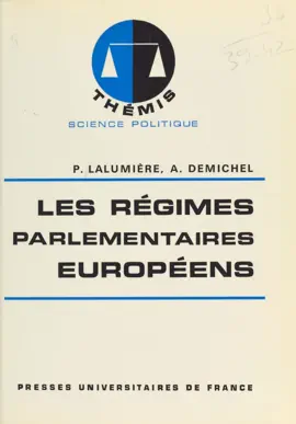 Read: Les régimes Book parlementaires européens