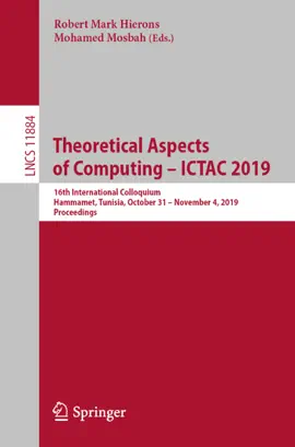 Read: Book Theoretical Aspects of Computing – ICTAC 2019