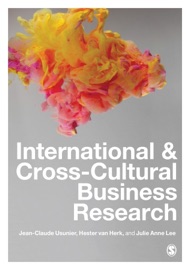 International and Cross-Cultural Business Research - Jean-Claude Usunier