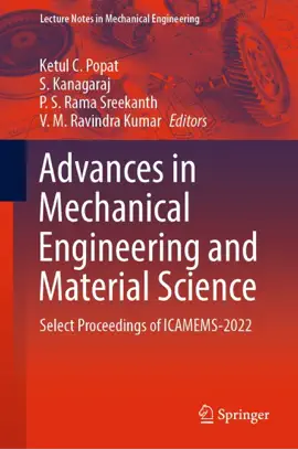 Read: Book Advances in Mechanical Engineering and Material Science
